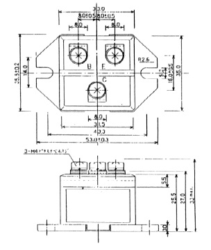 1MBI30L-060-01, Fuji, Thyristor Module 