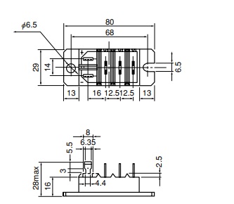 DF30CA80, SanRex, Power Transistor Module